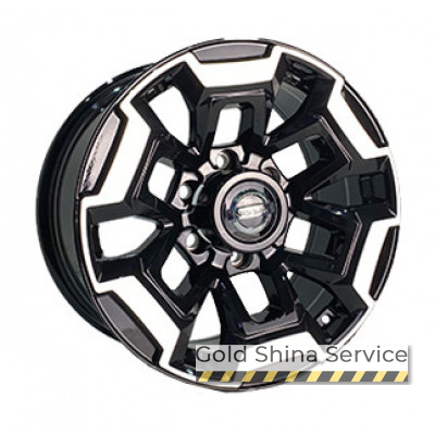 Диски Replica NS1079 8x17 6x139.7 ET10 DIA110 BKF