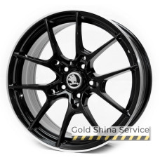 Replica Skoda KW11 7.5x17 5x112 ET35 DIA66.6 MBL Replica Skoda KW11 7.5x17 5x112 ET35 DIA66.6 MBL