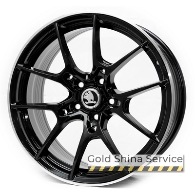 Диски Replica Skoda KW11 7x16 5x112 ET35 DIA66.6 MBL