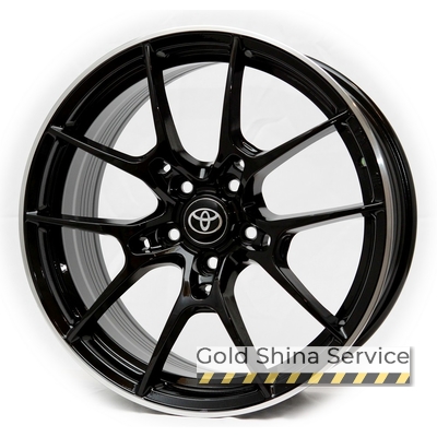 Диски Replica Toyota KW11 7.5x17 5x114.3 ET35 DIA73.1 MBL