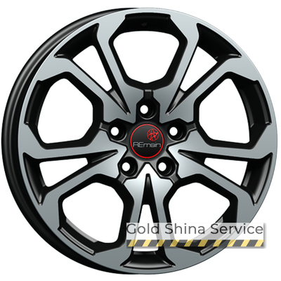 Remain R242 5112x17 5x112 ET38 DIA57.1 Алмаз черн