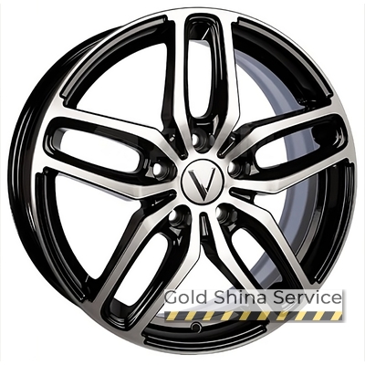 Диски Vector B199 6.5x17 4x100 ET41 DIA60.1 Алмаз черн