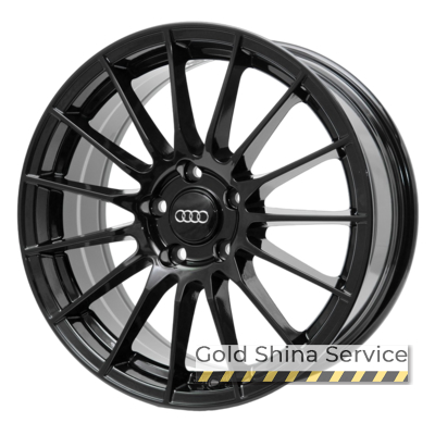 Replica Audi 3309 7.5x17 5x112 ET40 DIA73.1 Black