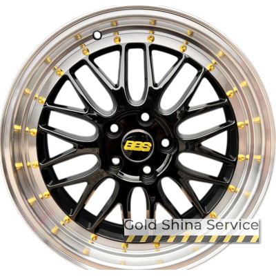 Replica REW031-7 7.5x17 5x108 ET35 DIA73.1 Black