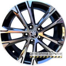 Replica 7056 7x17 5x112 ET49 DIA57.1 Black Replica 7056 7x17 5x112 ET49 DIA57.1 Black