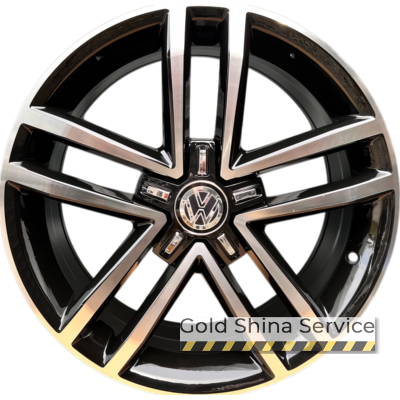 Replica 7093 7x17 5x112 ET43 DIA57.1 Black