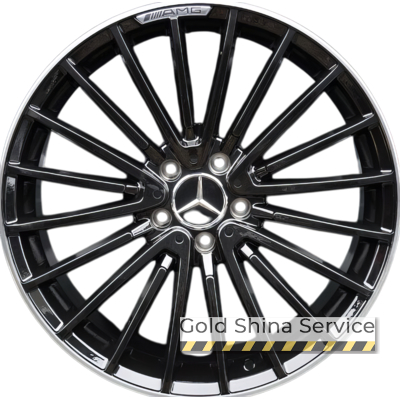 Replica 0235 8x18 5x112 ET45 DIA66.6 Black