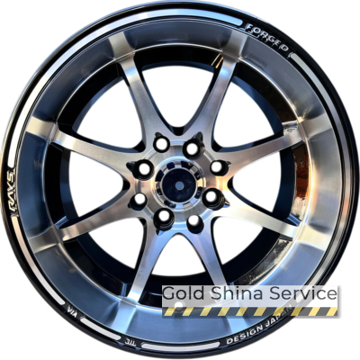HCW JT083 8.5x15 4x100/114.3 ET30 DIA73.1 Black