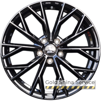 Ultra Wheels UA23 8x18 5x112 ET45 DIA66.6 Black