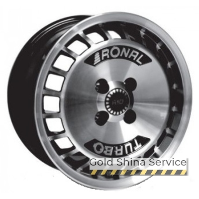 Ronal R10 7x15 4x100 ET37 DIA68.1 Black
