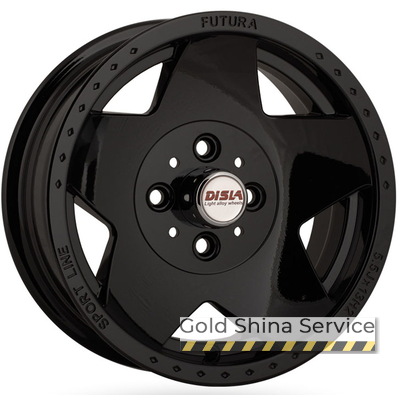 Disla Futura 5.5x13 4x98 ET5 DIA58.6 Black