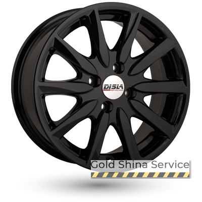 Disla Raptor 6.5x15 4x108 ET25 DIA65.1 Black