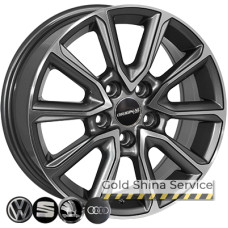 Zorat Wheels BK5344 6.5x16 5x112 ET40 DIA57 GP Zorat Wheels BK5344 6.5x16 5x112 ET40 DIA57 GP