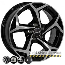 Replica Volkswagen (BK5340) 6x15 5x108 ET37 DIA65.1 BP Replica Volkswagen (BK5340) 6x15 5x108 ET37 DIA65.1 BP