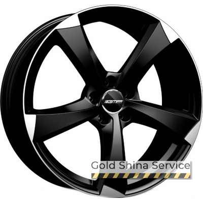 GMP Italia ICAN 7.5x17 5x112 ET45 DIA66.5 Black