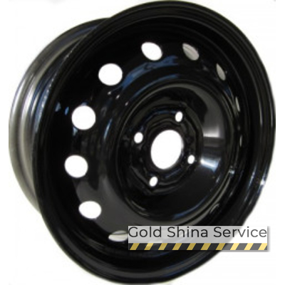 Диски Кременчуг 217 DAEWOO: Lanos, Sens, Nexia, Opel Corsa, Kadett, Aveo 5.5x14 4x100 ET45 DIA56.56 Black